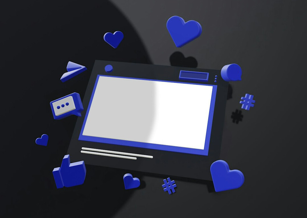 modern social media ad