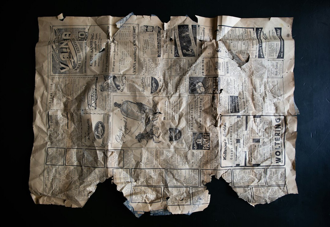 old newspaper ad